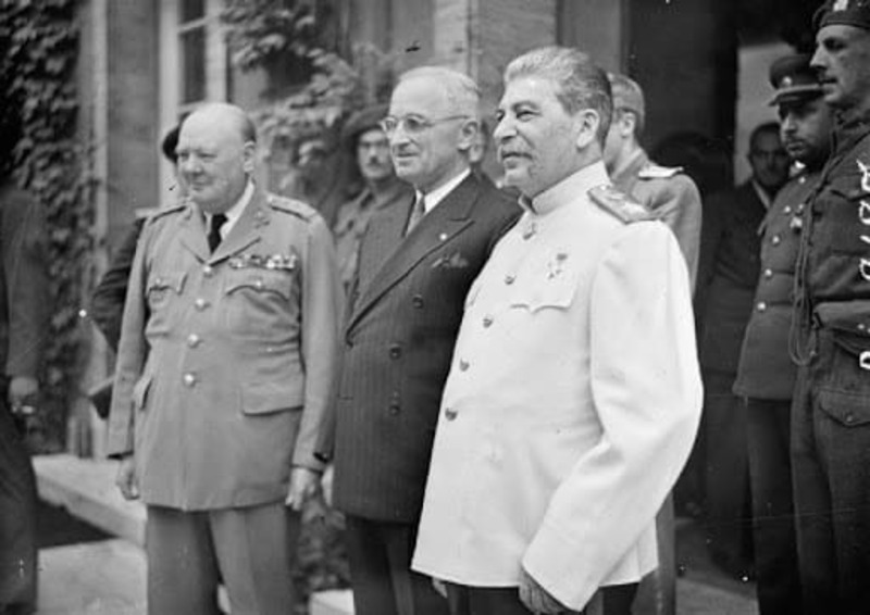 Ялтинская конференция 1945 год, Сталин, Рузвельт, Черчиль, ВОВ